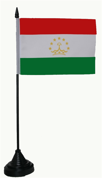 Tadschikistan Tajikistan Tischflagge 10x15 cm