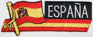 Spanien Espana Sidekickaufnäher Patch