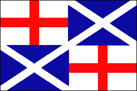 Naval Ensign 1659 Flagge 90x150 cm