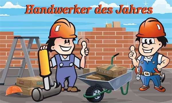 Handwerker des Jahres Flagge 90x150 cm Digitaldruck