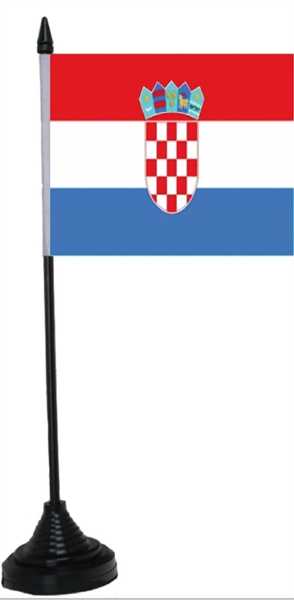 Kroatien Tischflagge 10x15 cm