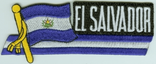 El Salvador Sidekickaufnäher Patch