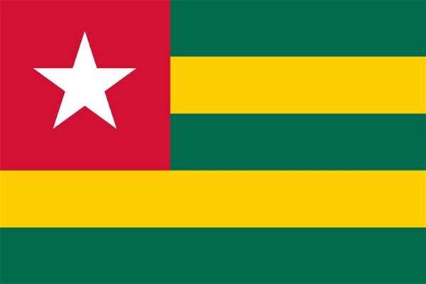 Togo Flagge 90x150 cm Sonderangebot