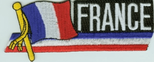 Frankreich Sidekickaufnäher Patch