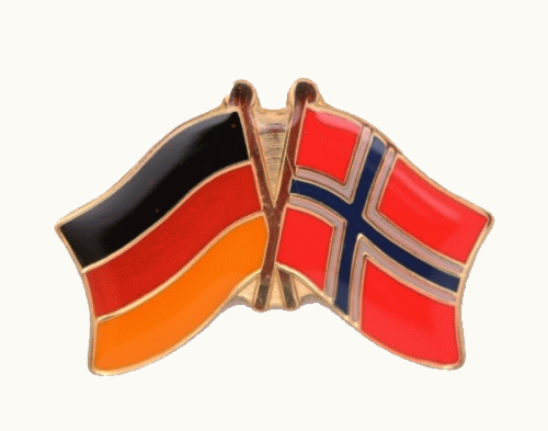 Deutschland / Norwegen Freundschaftspin