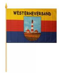Westerheversand Stockflagge 30x45 cm,160 Dernier (G)Abverkauf