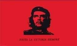 Che Guevara Stockflagge 30x45 cm,160 Dernier (G)Abverkauf