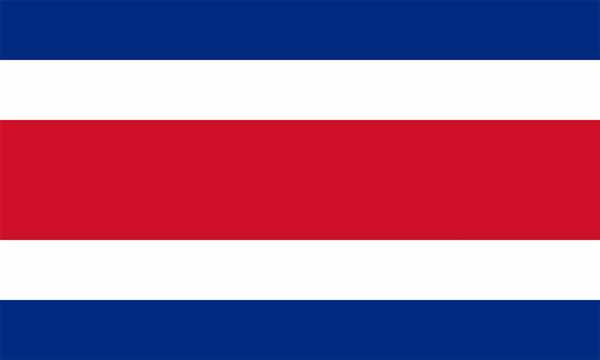 Costa Rica Flagge 90x150 cm