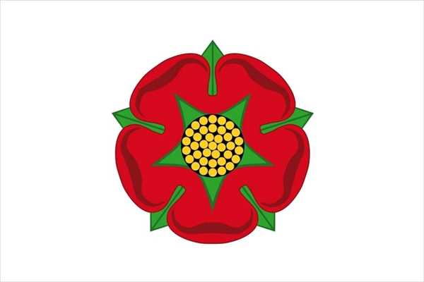 Lancashire (Red Rose) Flagge 60x90 cm