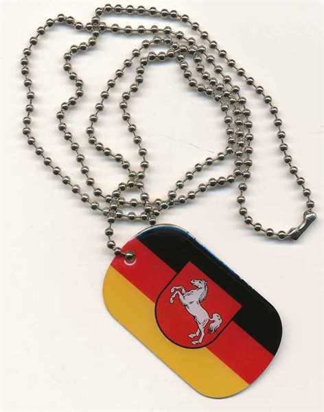 Niedersachsen Dog Tag 30x50 mm (Erkennungsmarke)