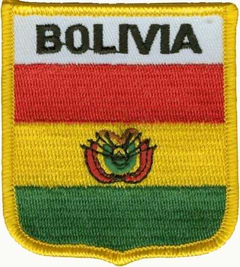 Bolivien Wappenaufnäher / Patch