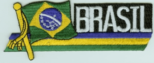 Brasilien Sidekickaufnäher Patch