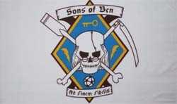 Pirat sons of Ben Flagge 90x150 cm Abverkauf