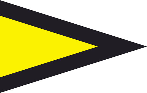 Flaggenalphabet Signalflagge Hilfsstander 1 30x24 cm