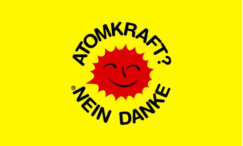 Atomkraft Nein Danke Flagge 90x150 cm