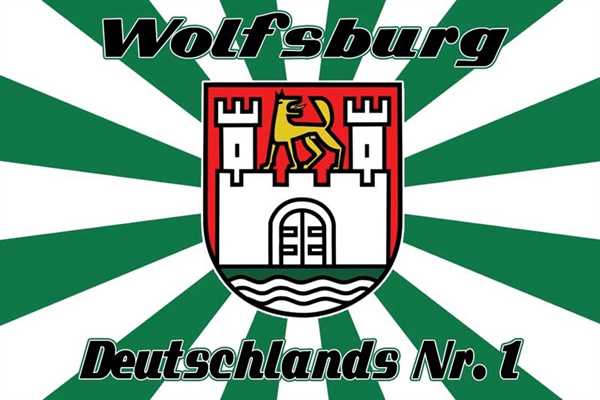 Wolfsburg Deutschlands Nr. 1 90x150 cm