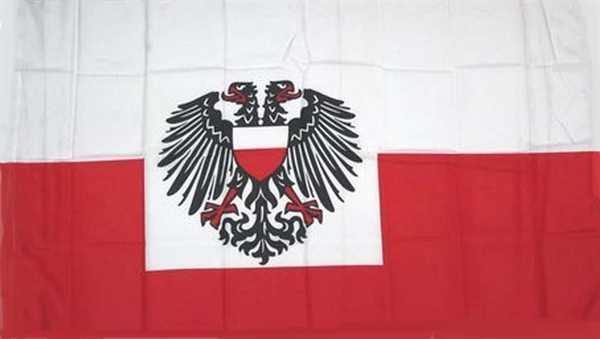 Lübeck großes Wappen Flagge 90x150 cm,160 Dernier (G)