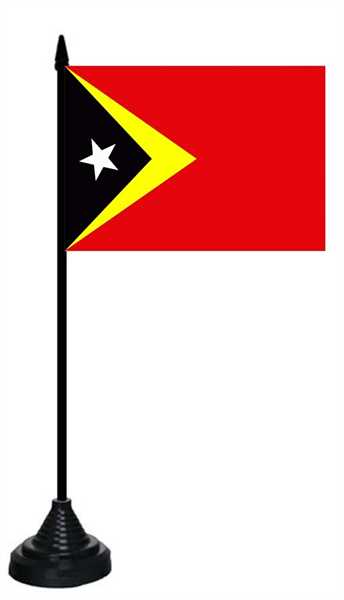 Osttimor Tischflagge 10x15 cm