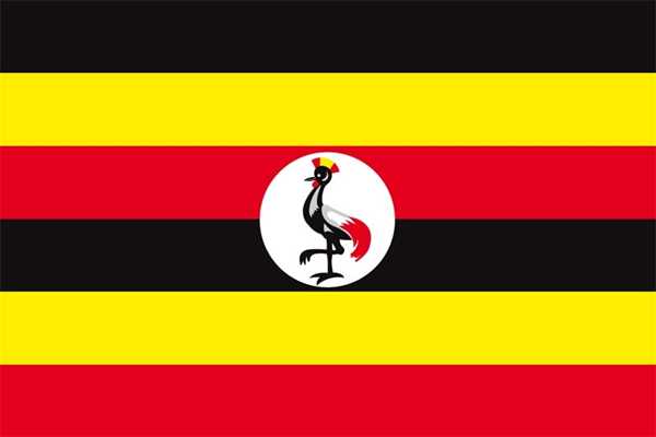 Uganda Flagge 90x150 cm