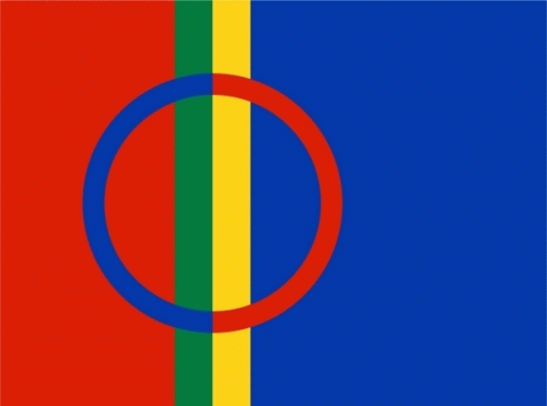 Sami / Samen Lappland Flagge 90x150 cm