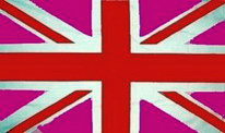 Großbritannien rosa Flagge 60x90 cm