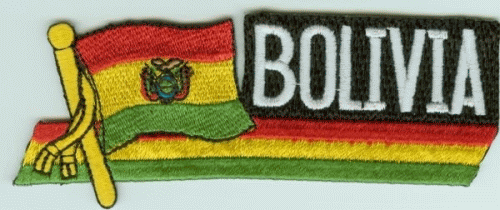 Bolivien Sidekickaufnäher Patch