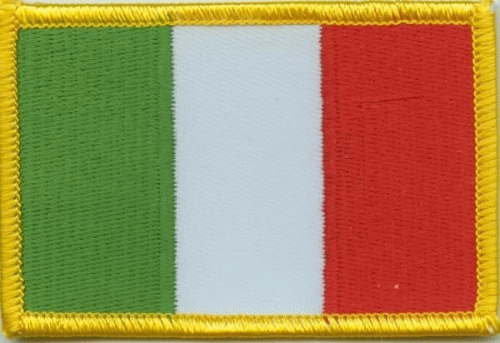 Italien kleine Aufnäher / Patch 4x6 cm