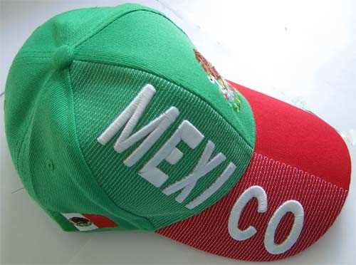 Mexiko roter Schirm Baseballcap