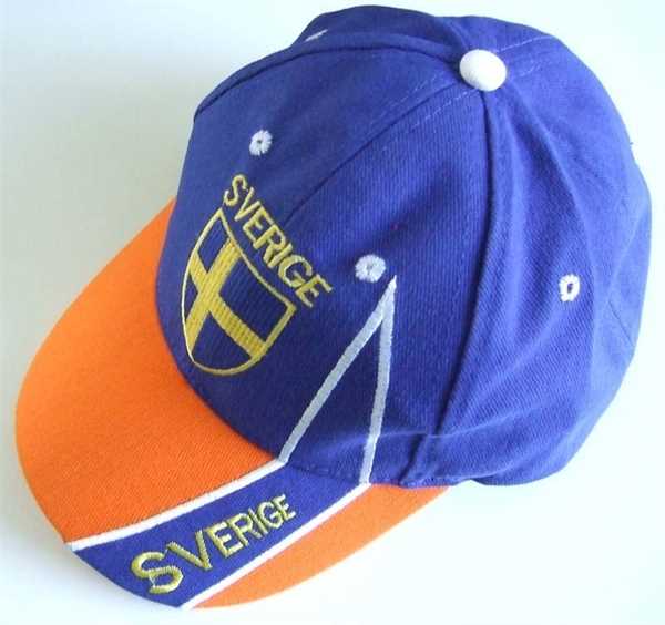 Schweden Baseballcap oranger Schirm Sonderangebot