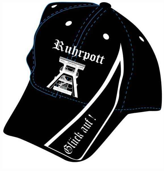 Ruhrpott Förderturm Glück auf 1 Baseballcap