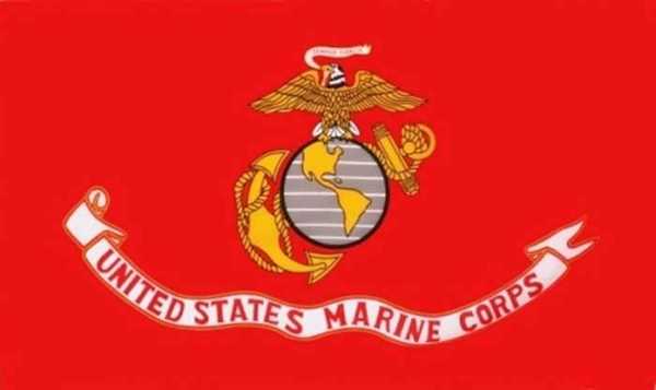 US Marine Corps rot Flagge 90x150 cm,160 Dernier (G)