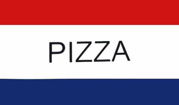 Pizza Flagge 90x150 cm Abverkauf