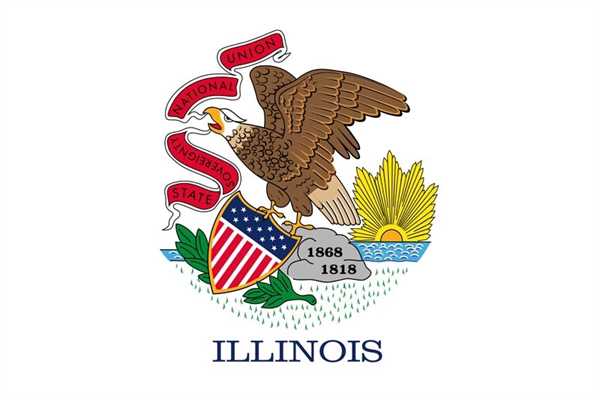 Illinois Flagge 90x150 cm