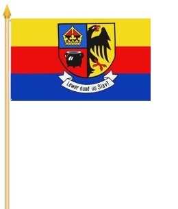 Nordfriesland Stockflagge 30x45 cm,160 Dernier (G)