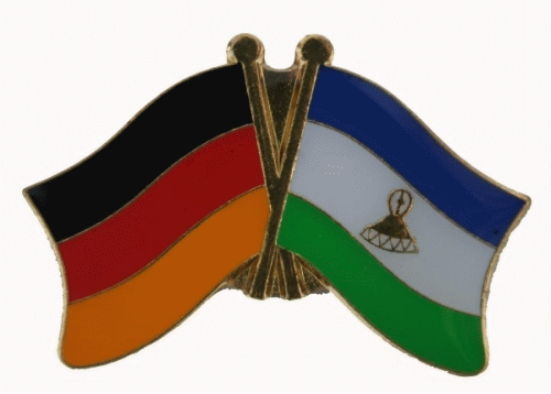 Deutschland / Lesotho Freundschaftspin