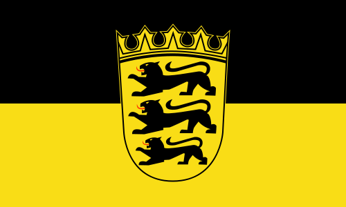 Baden-Württemberg Hohlsaum/Tunnel Flagge 60x90 cm