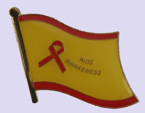 Aids Awareness Pin