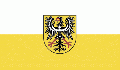 Niederschlesien Flagge 60x90 cm