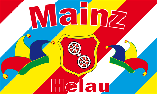 Mainz Helau Flagge 90x150 cm (EH)