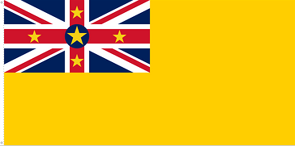 Niue Flagge 60x90 cm