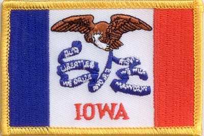 Iowa Aufnäher / Patch