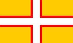 Dorset gelb Flagge 90x150 cm