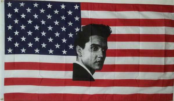 USA Elvis Flagge 90x150 cm Sonderangebot