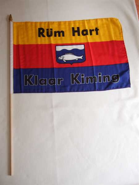 Rüm Hart Klaar Kiming Stockflagge 30x45 cm,160 Dernier (G)