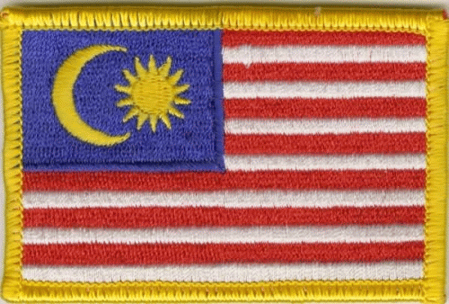 Malaysia Aufnäher / Patch