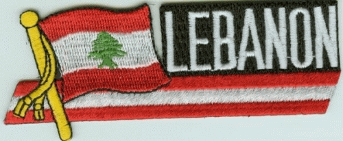 Libanon Sidekickaufnäher Patch