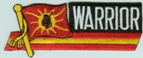 Mohawk Indianer Warrior Sidekickaufnäher Patch