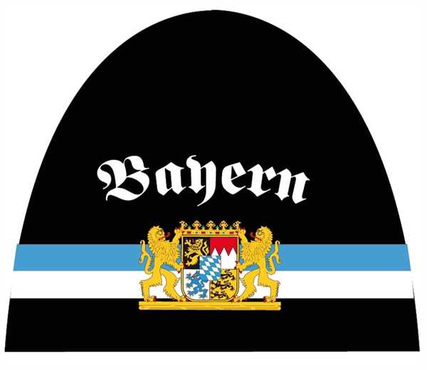 Bayern mit Wappen Strickmütze