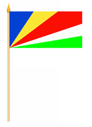 Seychellen Stockflagge 30x45 cm ( Digitaldruck )