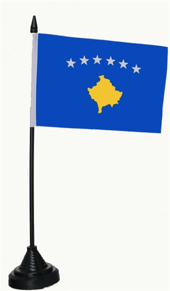 Kosovo Tischflagge 10x15 cm